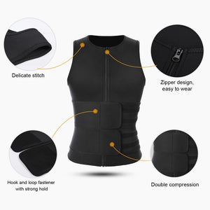 Double Belt Male Training Vest